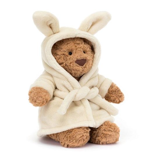 Jellycat Bartholomew Bear Bathrobe Outfit Brand New with Tag and Dust Bag